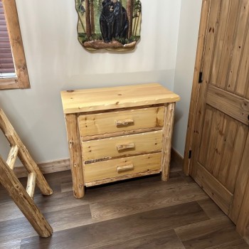 Three Drawer Pine Dresser