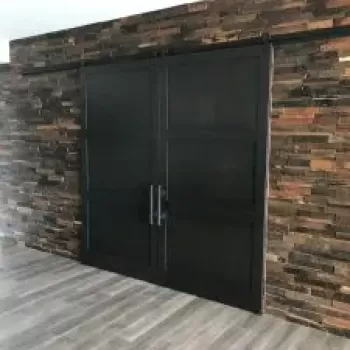 Black Sliding Barn Door