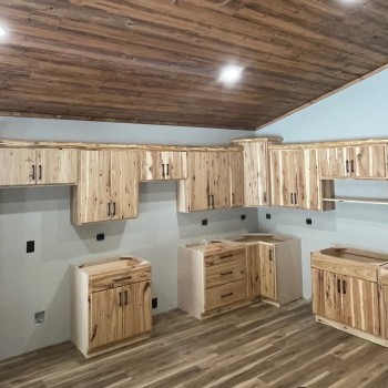 Rustic Hickory Kitchen