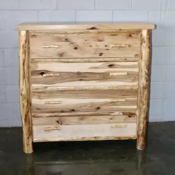 Four Drawer Hickory Chest