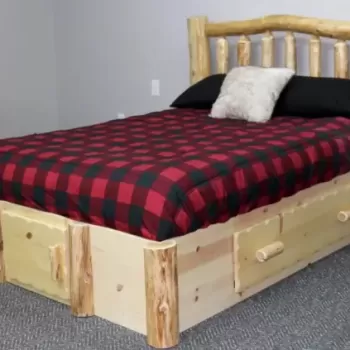 Pine Platform Bed