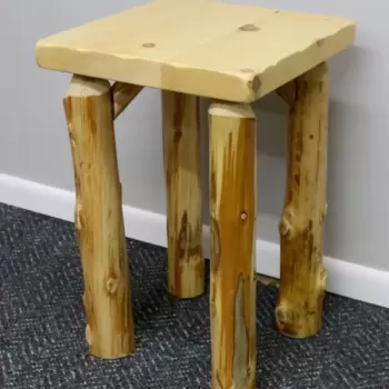 Pine Space Saver End Table