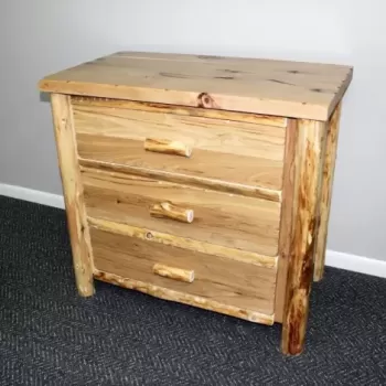 Three Drawer Hickory Dresser