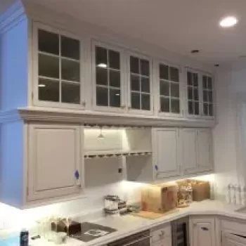 White Kitchen Built Ins