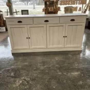 White Kitchen Island